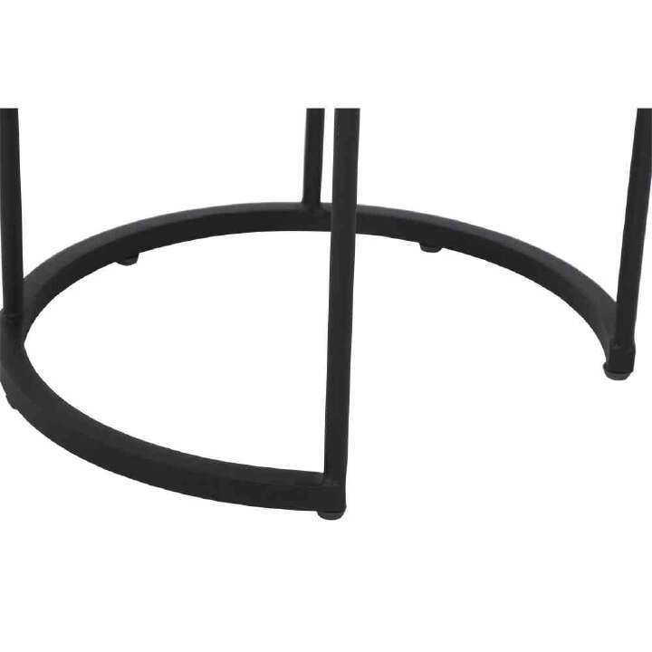 SIENA GARDEN Baros Beistelltisch Ø 50x46 cm + Ø 50x41 cm